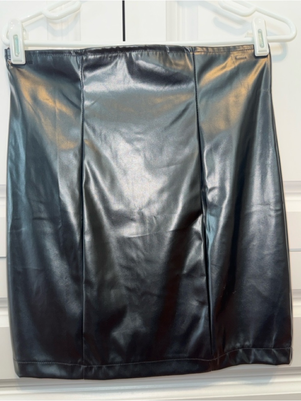 Fashion Nova Carlibell Faux Leather Skirt